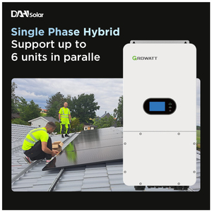 ระบบพลังงานแสงอาทิตย์ไฮบริด Growatt 3Kw 5Kw 5Kva 6Kw 10Kw 12Kw สำหรับระบบกักเก็บพลังงานพร้อมแผงโซลาร์เซลล์และเครื่องกำเนิดไฟฟ้า - Product Image 3
