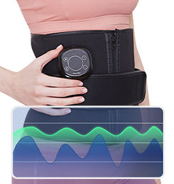 Sabuk elektroterapi EMS profesional 8 Mode, untuk pemulihan otot inti untuk ahli tulang atlet atau penggunaan di rumah - Product Image 3