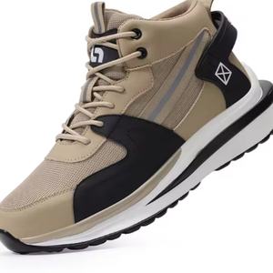 Chaussures de sécurité personnalisables en gros, directement de l'usine : Bottes de travail d'été tendance et légères, anti-écrasement et anti-perforation - Product Image 3