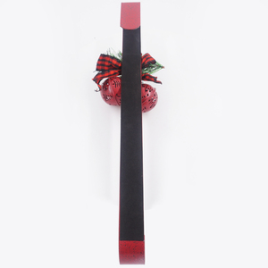 Christmas Decoration 15 Inches Red Bell Metal <strong>Wreath</strong> <strong>Hanger</strong> <strong>for</strong> <strong>Front</strong> <strong>Door</strong> Decoration - Product Image 3
