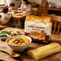 200g Spicy Curry Ramen Instant Noodles Bulk Pack Ready to Cook Asian Halal Snack Food Low MOQ