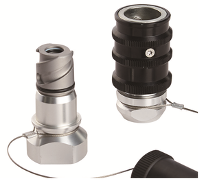 Coupleur à une seule étape pour équipement de sauvetage hydraulique utilisant un tuyau double-ligne conventionnel - Product Image 3