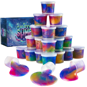 High Quality Crystal <b>Slime</b> Toys Colorful Play Dough Tools for Kids DIY Educational Toy - Product Image 1