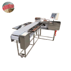 Machine à brochettes au charbon de bois pour barbecue, machine à brochettes de viande en bambou, machine à brochettes de kebab, machine à brochettes de souvlaki - Product Image 1