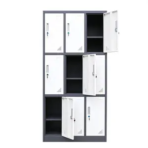 Hot Sale 6 9 Door Metal Gym Or School Or Changing Room Cabinet Steel Locker Storage Cabinet Locker