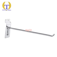 Crochets antivol en métal pour présentoirs d'épicerie, revêtement poudré 4 mm, crochets légers pour présentoirs, vente directe usine