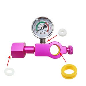 Adaptador de Estación de Recarga para Cilindros de CO2 con Manómetro de 250 Bar para Llenado de Botellas de CO2 - Product Image 6