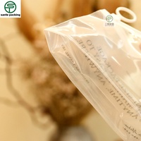 Sacs à fermeture éclair CPE personnalisés pour vêtements, chaussettes, emballages, sacs transparents recyclables auto-scellants pour le stockage de cosmétiques et de bijoux