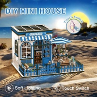 Nouveaux puzzles 3D en bois faits à la main, maison miniature en bois, kit de maison miniature DIY pour la décoration de la maison