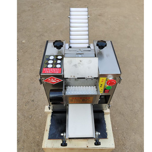 Máquina Automática Eléctrica de Acero Inoxidable para Hacer Masa de Empanadas con Motor, Máquina Comercial de Sobremesa para Hacer Envoltorios de Wonton para Pequeños Negocios - Product Image 5