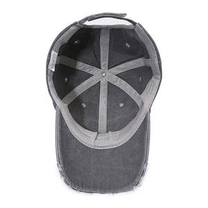 Cappellino da Baseball Vintage a 6 Pannelli con Stampa, in Cotone Lavato Effetto Invecchiato, Snapback per Uomo e Donna - Product Image 4