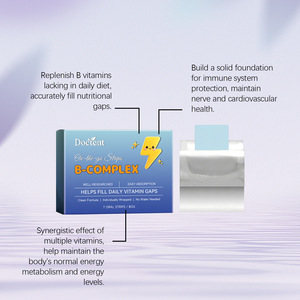 DOCTEAT Vitaminas <span class=keywords><strong>B</strong></span> Compuestas en Tabletas Instantáneas Portátiles, Mejora la Memoria y el Sueño, <span class=keywords><strong>7</strong></span> Tiras Orales/Caja, Ingredientes Saludables para el Cuerpo - Product Image 2