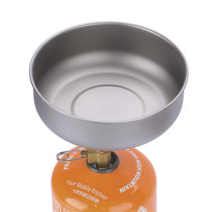 Juego de utensilios de cocina de titanio puro ligero y portátil Plato y tazón <span class=keywords><strong>para</strong></span> el hogar de múltiples capacidades apilables y fáciles de usar - Product Image 4