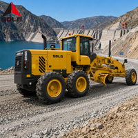 Niveleuse à moteur SDLG G9165 d'occasion pour le nivellement du terrain, la construction de routes et les travaux de terrassement