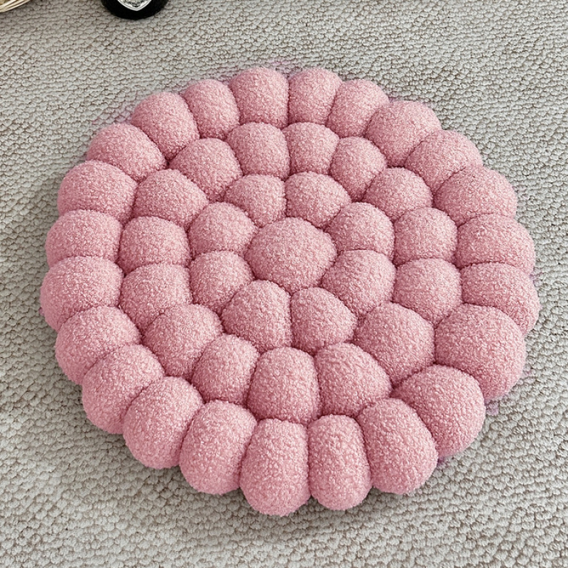 Biscuits tissés rose poudré