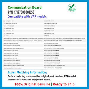 Plaque adaptatrice centrale d'origine 17127000001558 17126000000160 MDV-450(16)W/DSN1-880.D.2.2 VRF HVAC Transfer PCB Vente en gros - Product Image 3