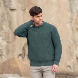 Cárdigan Vintage de Lana Gruesa, Diseño Sólido, Unisex, para Invierno, con Puños Acanalados, Opciones de Etiqueta Privada Personalizada, Ropa Denmin - Product Image 1