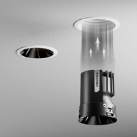 55mm découpé Zigbee Smart LED Downlight 7W 12W Spot réglable en aluminium Grille de plafond encastré pour hôtels et villas