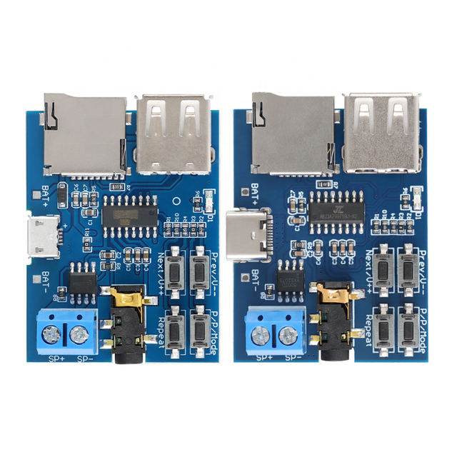 TF Card U Disk MP3 Format Decoder Board Module Amplifier Decoding Audio Player
