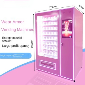 เครื่องจำหน่ายเครื่องดื่มแบบบริการตนเอง24เครื่องสำหรับเครื่องสำอางและผลิตภัณฑ์ขนาดเล็กพร้อมหน้าจอสัมผัสในอาคารสำนักงานและห้างสรรพสินค้า - Product Image 4