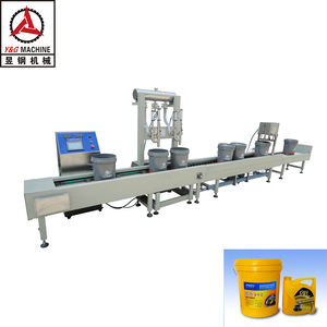Botella automática de 10-20kg, lubricante líquido, aceite lubricante de motor, línea de producción de llenado de barril de pesaje - Product Image 3