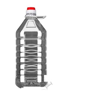 Transparent <b>Plastic</b> Oil Jug 5L Automatic Opening Food Storage Container - Product Image 3