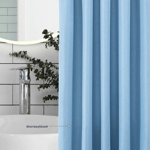 Cortina de <span class=keywords><strong>Ducha</strong></span> XinLanSolid con Textura de Lino Sintético 3D, Ganchos para Cortina de <span class=keywords><strong>Ducha</strong></span>, Impermeable, Duradera, de Secado Rápido - Product Image 4