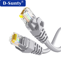 Câbles et cordons de raccordement LAN RJ45 8p8c UTP/FTP/STP/SFTP Cat6/Cat6A/Cat5e pour réseaux Ethernet, fabrication OEM, 1m 2m 3m 5m 10m 30m