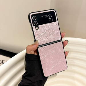 Coque rigide antichoc en cuir pour <span class=keywords><strong>Samsung</strong></span> Galaxy Z Flip 6 HUAWEI Pocket2 Findn3Flip, vente en gros, offre spéciale - Product Image 4