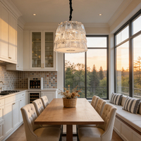 Lustres d'ingénierie hôtelière modernes personnalisés, luminaires suspendus en verre de luxe pour la décoration de projets hôteliers
