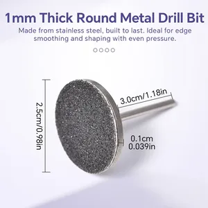 Dead Skin Replaceable Sanding Paper Set for Manicure <b>Pedicure</b> With Metal Disc Nail Drill Bit Calluses Removal Foot Care <b>Tool</b> Acc - Product Image 4