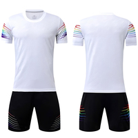 Vêtements de sport, nouvelle arrivée, uniforme de football, vêtements d'équipe, logo personnalisé, couleur, best-seller, unisexe, manches courtes, séchage rapide, en solde