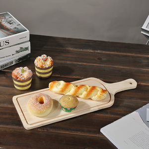 ถาดอบพิซซ่าไม้ทรงสี่เหลี่ยมสำหรับเตรียมอาหาร ล้างด้วยมือเท่านั้น - Product Image 2