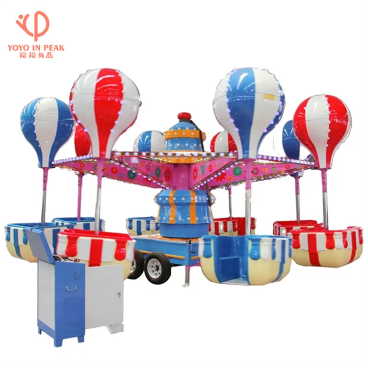 Great Fun Kids Outdoor Amusement Rides Amusement Park Electric Samba Balloon Rides