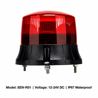 Luz de Advertencia Intermitente LED SENKEN, Instalación Magnética, Lámpara de Emergencia Impermeable, Luces Estroboscópicas de Señalización para Automóvil