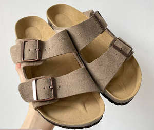 Birkenstocks Sandales simples en cuir de vachette de haute qualité Sandales de <span class=keywords><strong>plage</strong></span> à enfiler avec semelles en liège pour l'extérieur Sandales de marche Fabricant - Product Image 6