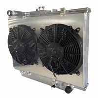 Radiateur de refroidissement entièrement en aluminium avec cache de ventilateur pour Isuzu VehiCROSS Rodeo / Honda Passport V6 3.2L 3.5L 1993-2001
