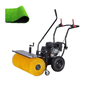 School Lawn Sanding Machine Artificial Grass 6.5hp Brushing Machine Hand Push Small Snow Sweeper - Product Image 2