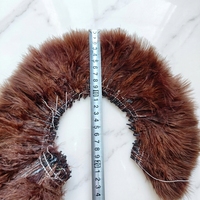 Plumes de Dinde Marabou enfilées de 3-4 pouces pour la pêche, couleurs multiples, vente en gros