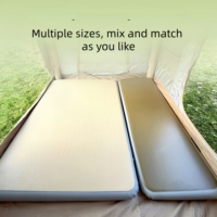 Lit gonflable portable et pliable en PVC épaissi et écologique pour siège arrière de SUV, avec sac de rangement