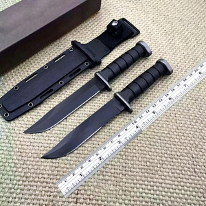 SS168 HK Cuchillo Profesional de Acero Inoxidable de Hoja Fija Multifuncional para Exteriores, Mango Verde G10, Grado DIY, OEM Personalizable 1 - Product Image 1