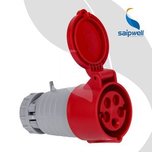Saipwell ABS IP67 <span class=keywords><strong>5</strong></span> P 32A Cee/IEC bề mặt gắn ổ cắm container <span class=keywords><strong>5</strong></span> <span class=keywords><strong>pin</strong></span> Jack Hội Đồng Quản trị chuyển đổi ổ cắm <span class=keywords><strong>5</strong></span> P 32A ABS IP67 phích cắm Nylon - Product Image 3