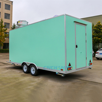 Chammp 2026 Remorque de Food Truck de Luxe Entièrement Équipée et Personnalisée pour la Restauration Rapide, les Sucreries, les Glaces et les Burgers – Service Alimentaire Mobile