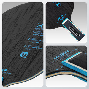 YoungJoy <span class=keywords><strong>BOER</strong></span> X6 Hoja de tenis de mesa de madera pura de 7 capas Cuchillas de <span class=keywords><strong>ping</strong></span> <span class=keywords><strong>pong</strong></span> Ayous - Product Image 2