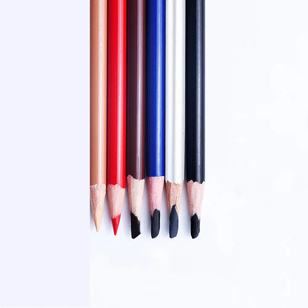 अंकन के लिए निविड़ अंधकार भौं पेंसिल, रूपरेखा, टैटू टिंट मेकअप और Microblading आईलाइनर लिप लाइनर डिजाइन पेंसिल