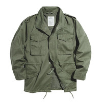 Veste Maden pour homme, modèle M65 Field Jacket, haute qualité, style rétro, vêtements de travail, multi-poches, col à revers, coupe classique, veste coupe-vent, automne, RTS
