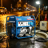 Générateur d'électricité portable silencieux à essence 5KW avec onduleur YC5GF-MG pour la maison et les situations d'urgence en extérieur