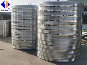 Serbatoio d'Acqua Corrugato in Acciaio Inox a Doppio Strato da 1m3 1T 220 Galloni per Acqua Piovana, per Hotel e B&B - Product Image 5