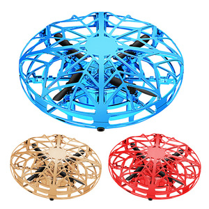 Thiết kế mới Mini <span class=keywords><strong>UFO</strong></span> Drone tay hoạt động <span class=keywords><strong>RC</strong></span> máy bay trực thăng bay máy bay đồ chơi hồng ngoại cảm ứng tránh chướng ngại vật trẻ em 8 13 năm - Product Image 1