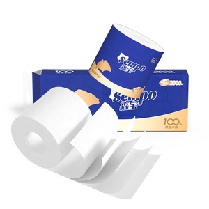 Bán Buôn 5 Lớp 60 Cuộn 100% Trinh Nữ Gỗ Bột Giấy Nhà Vệ Sinh Giấy Cuộn Tùy Biến Nhà Vệ Sinh Khăn Giấy Cho Phòng Tắm - Product Image 2